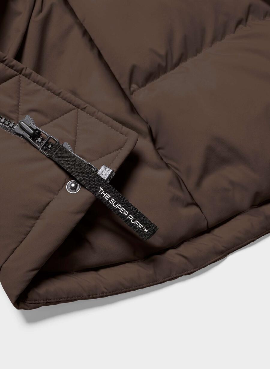 the super puff long - climatte rich mocha brown