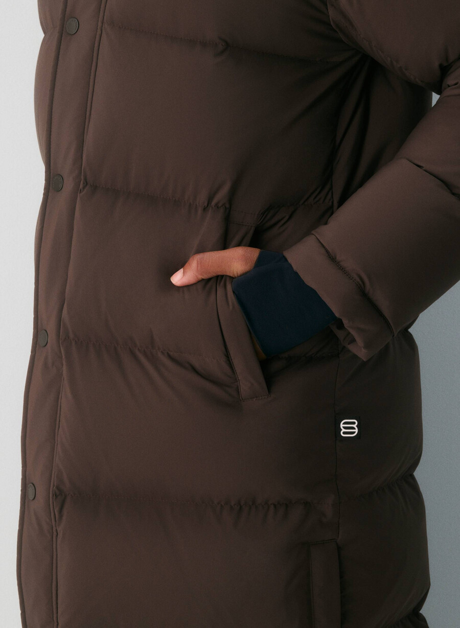 the super puff long - climatte rich mocha brown
