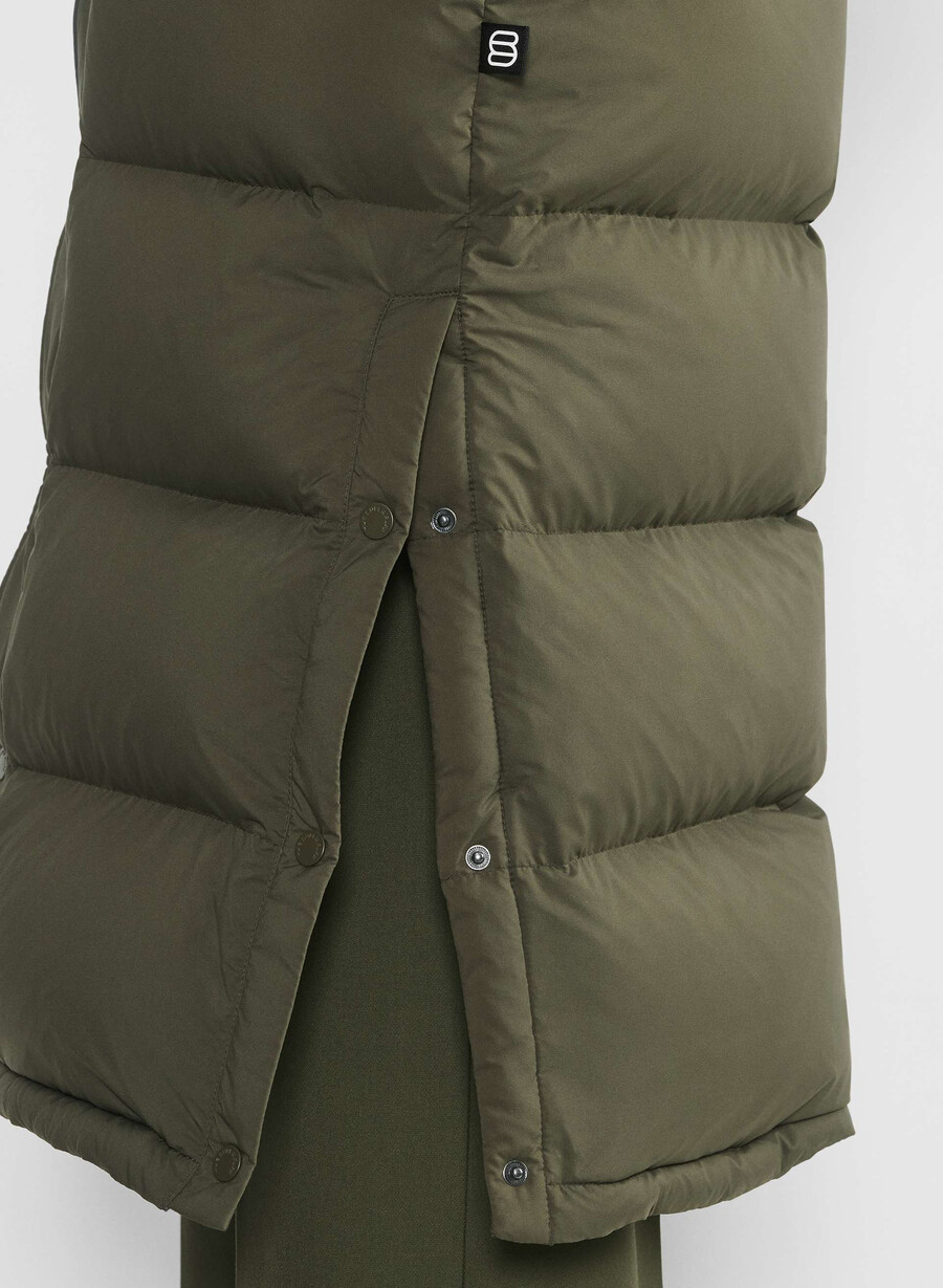 the super puff long - climatte dark olive