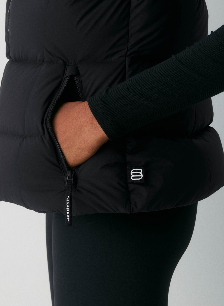 die supersnug puff weste – climatte schwarz