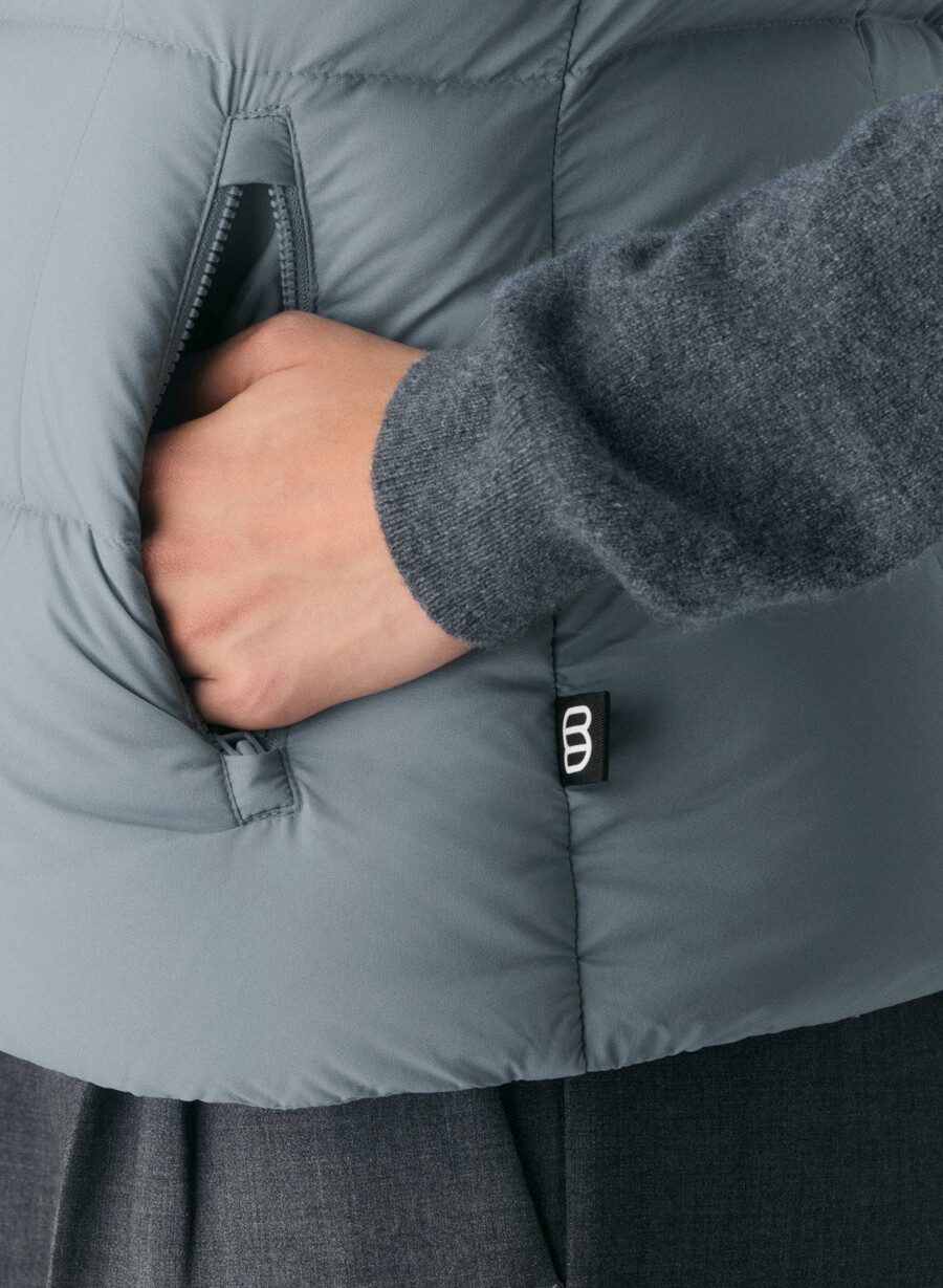 die supersnug puff weste – climatte slab blue