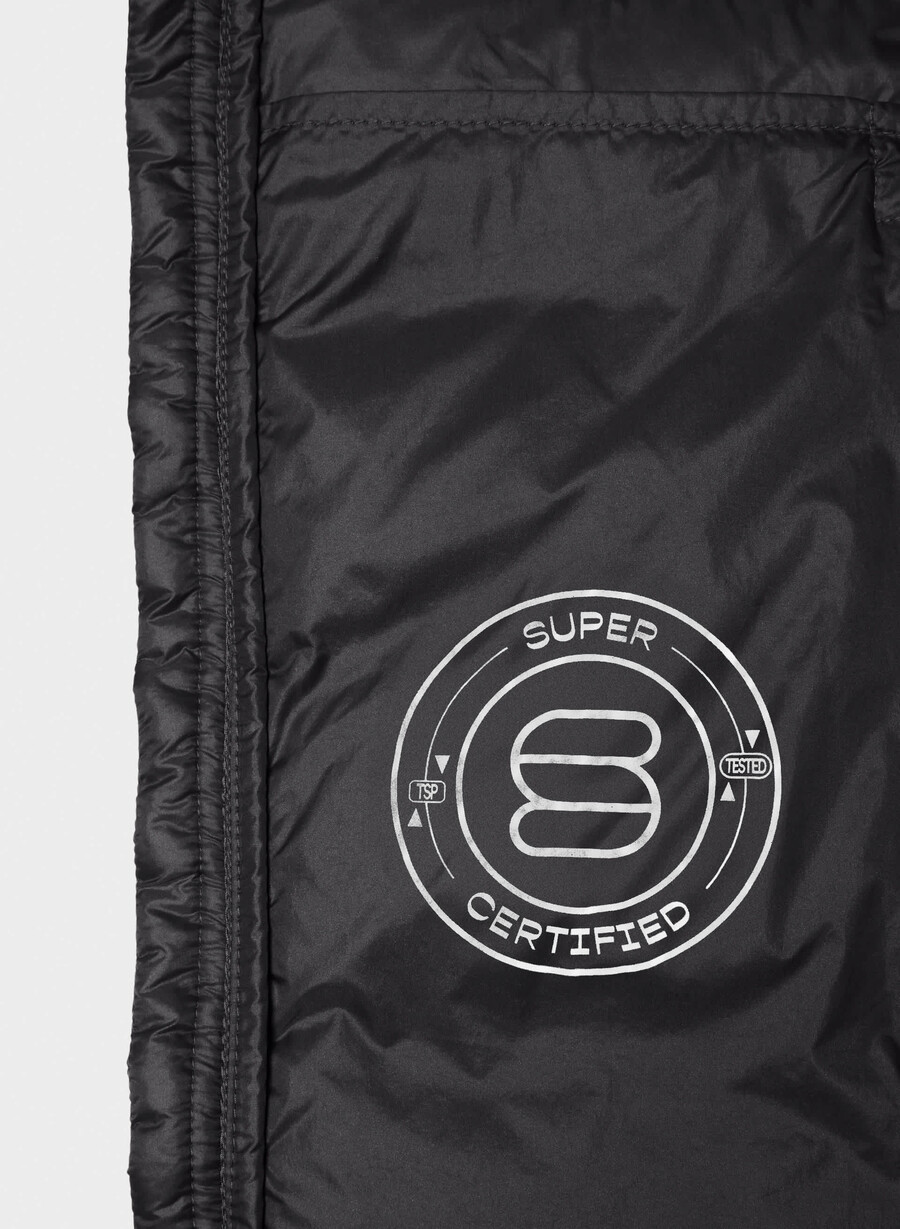 der superstuff puff - lite shine schwarz