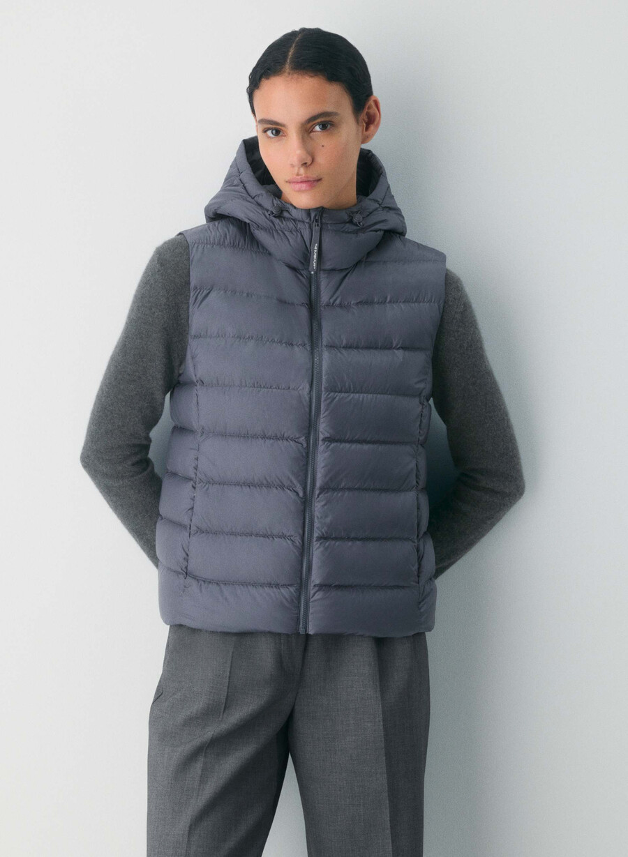 superstuff puff weste – lite shine vintage navy