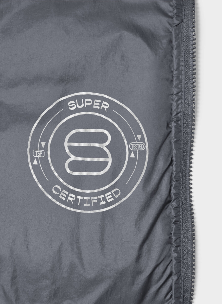 superstuff puff weste – lite shine vintage navy