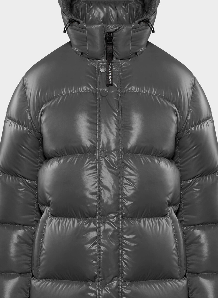 the super puff mittelglänzend - schwarz