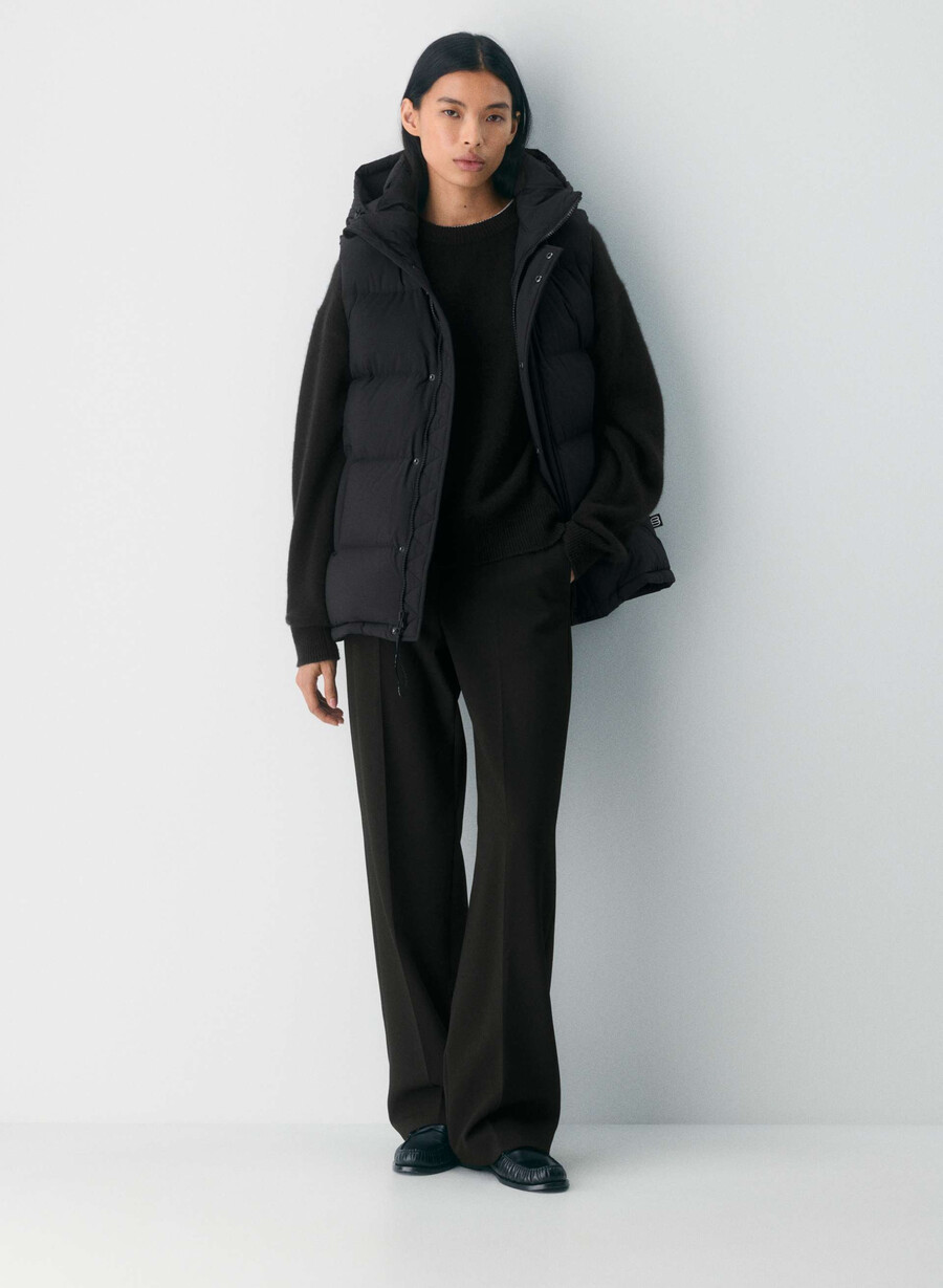 superpuff lohip weste – climatte schwarz