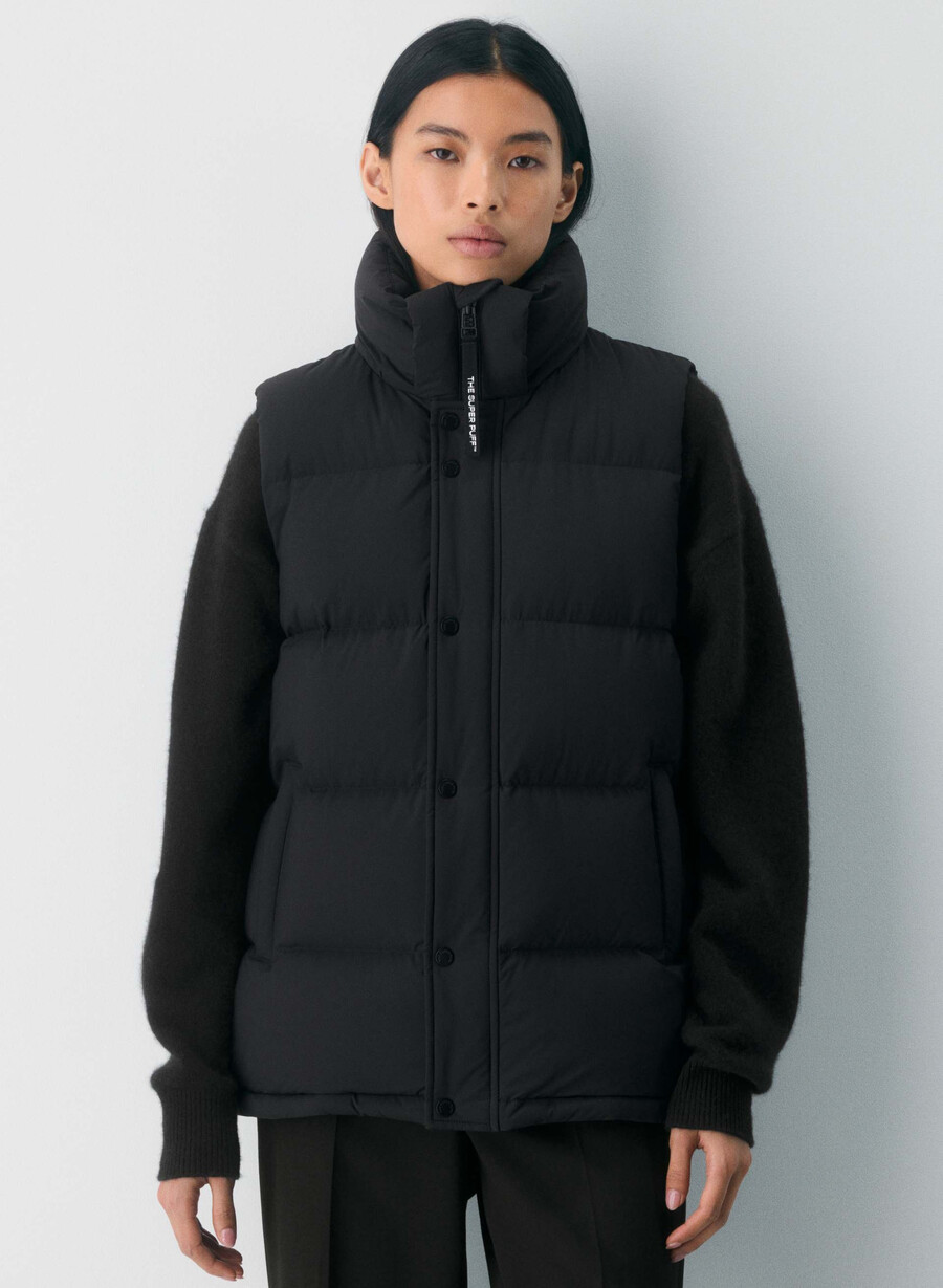 superpuff lohip weste – climatte schwarz