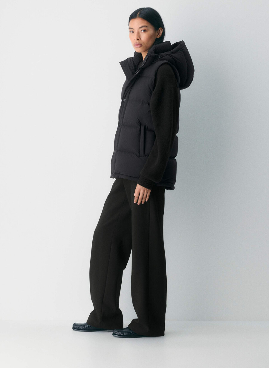 superpuff lohip weste – climatte schwarz