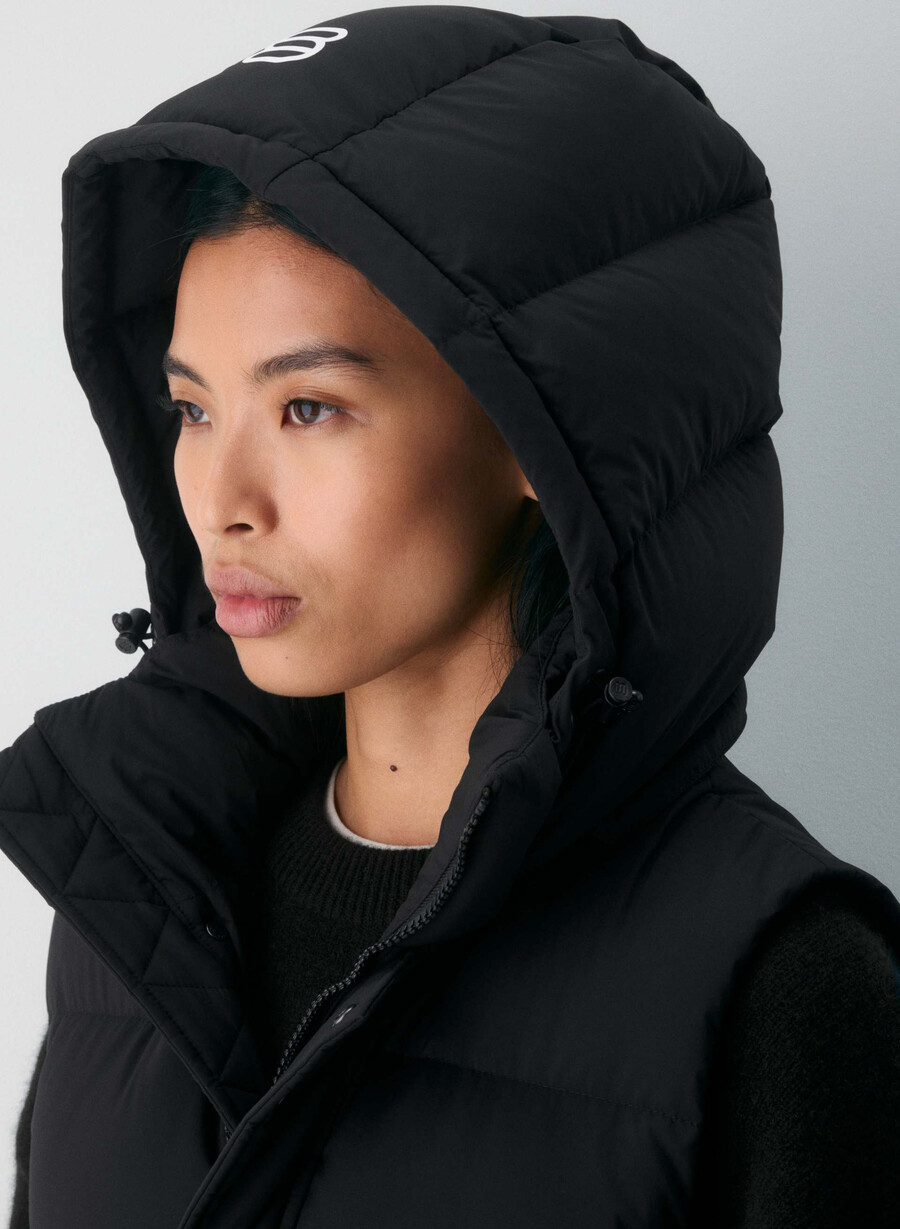 superpuff lohip weste – climatte schwarz