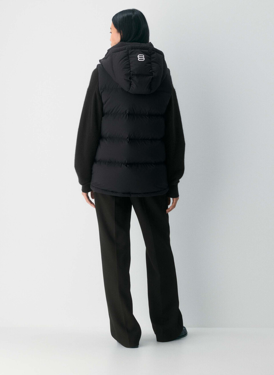 superpuff lohip weste – climatte schwarz