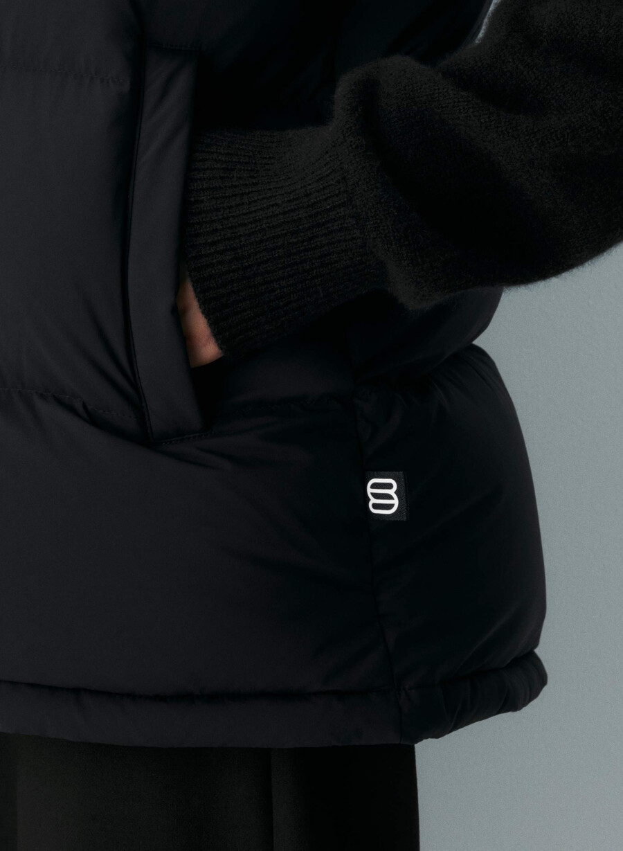 superpuff lohip weste – climatte schwarz