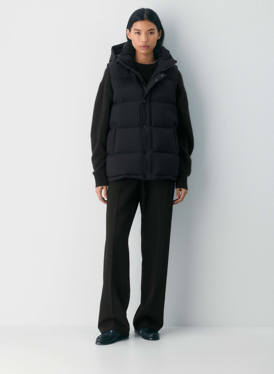 superpuff lohip weste – climatte schwarz