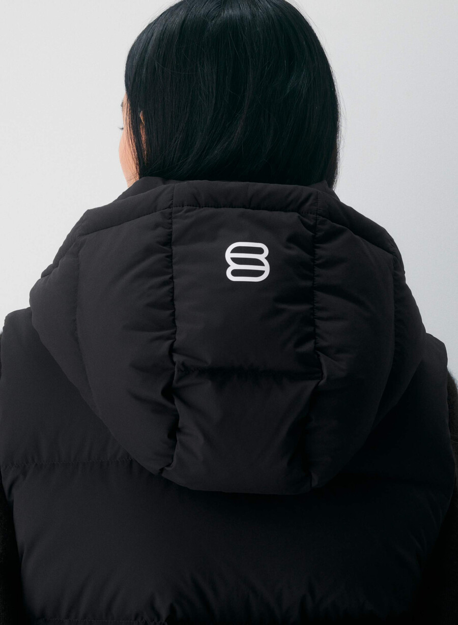 superpuff lohip weste – climatte schwarz