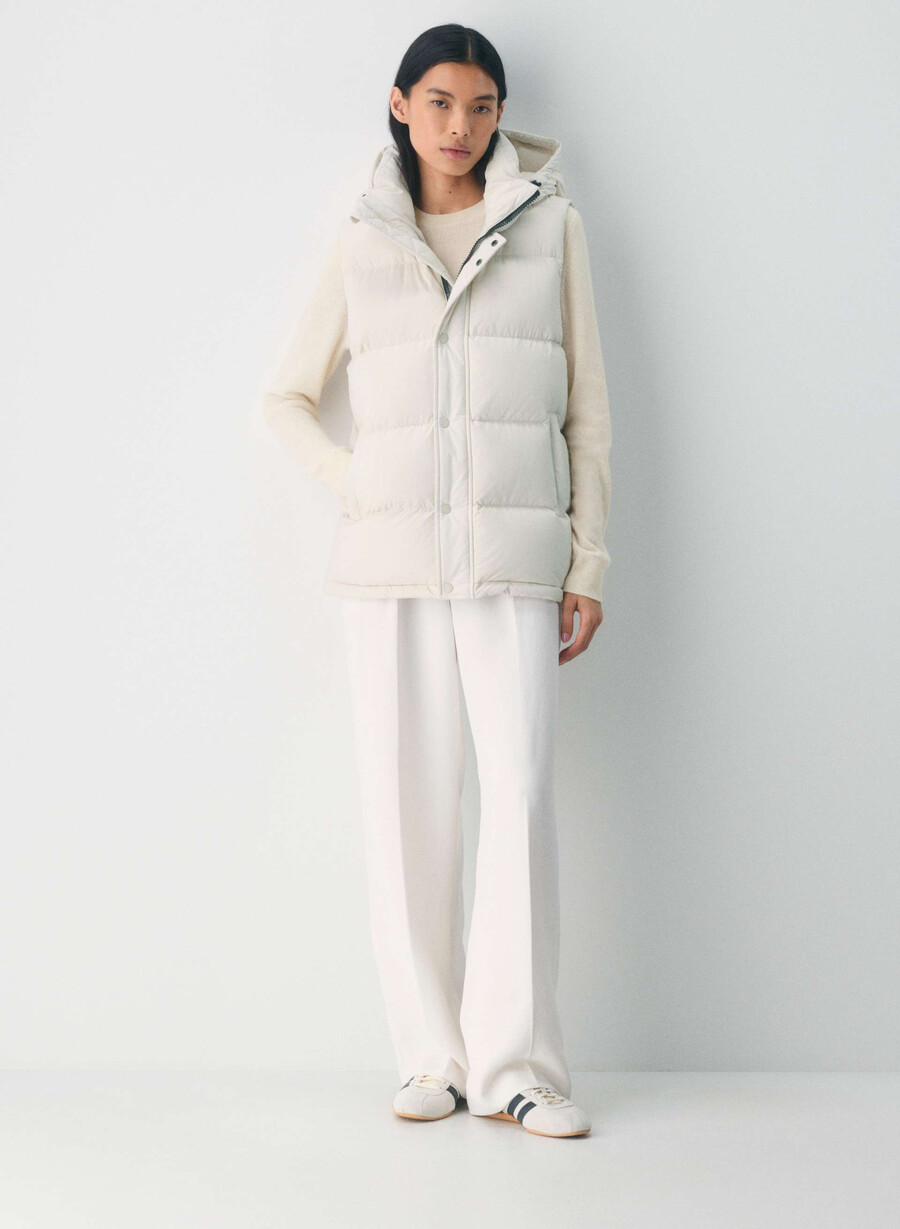 die superpuff lohip weste - climatte matte pearl