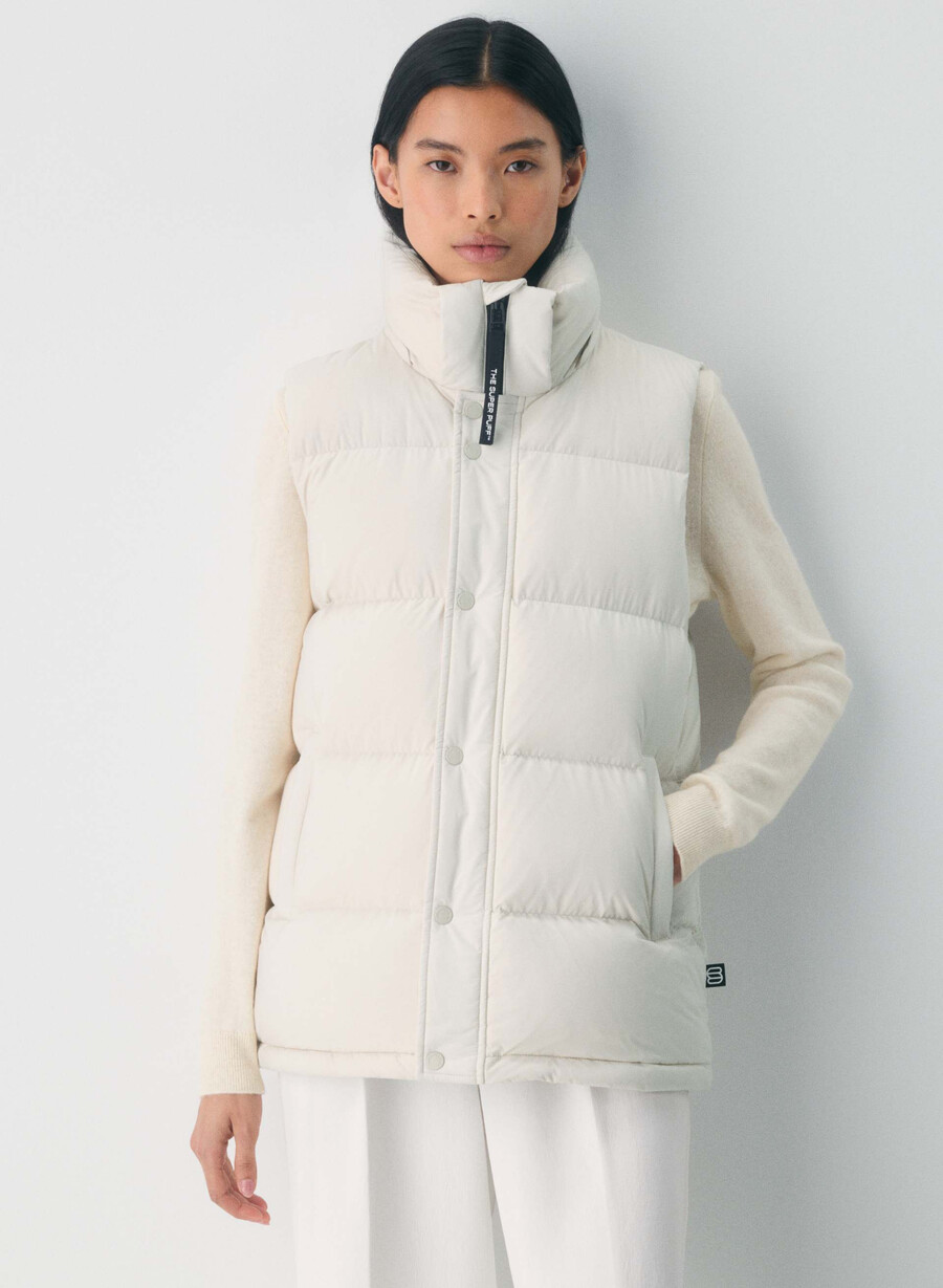 die superpuff lohip weste - climatte matte pearl