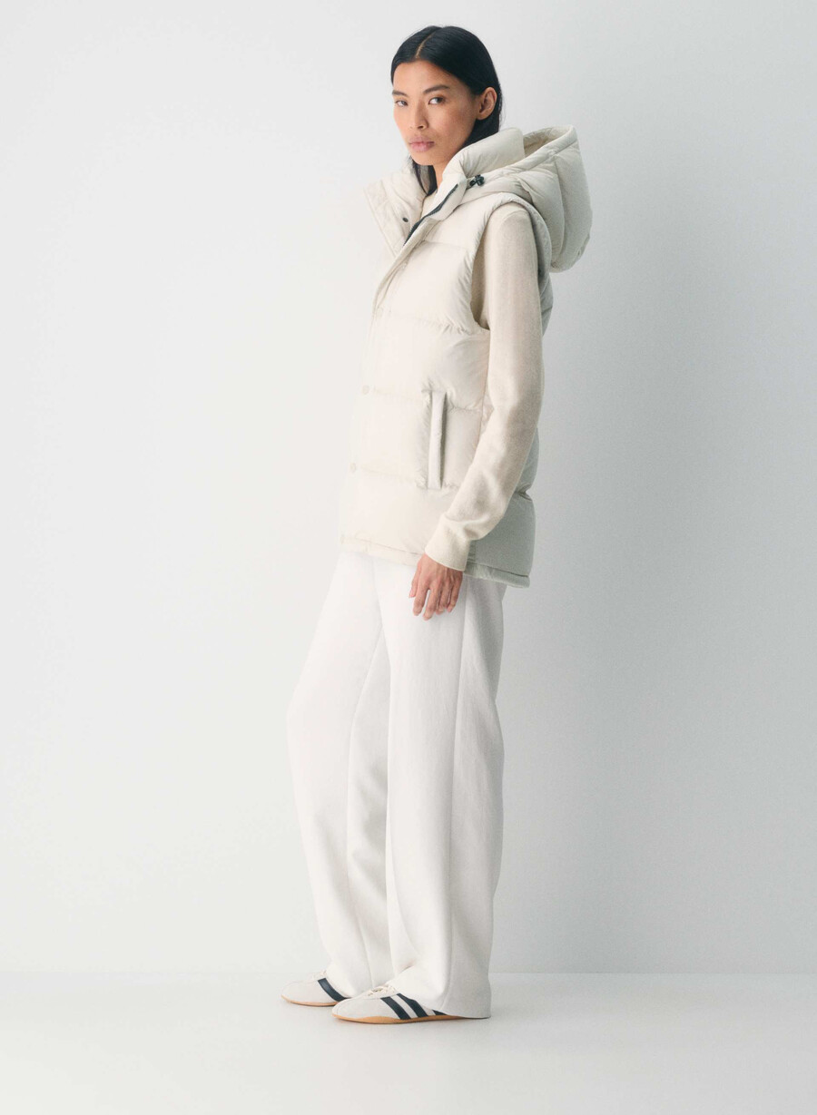 die superpuff lohip weste - climatte matte pearl