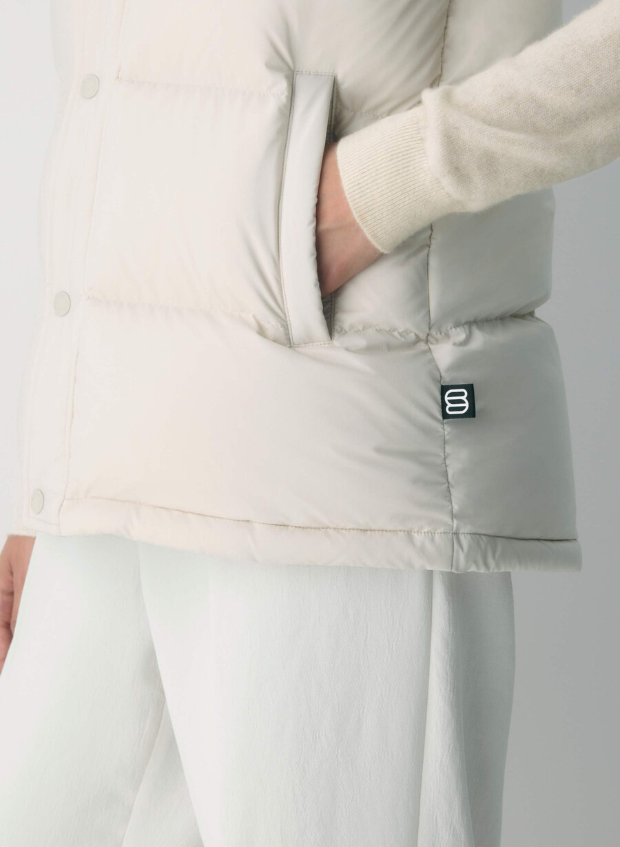 die superpuff lohip weste - climatte matte pearl