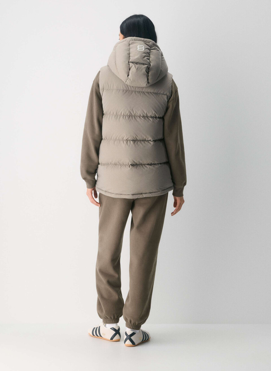 die superpuff lohip weste - climatte modern taupe