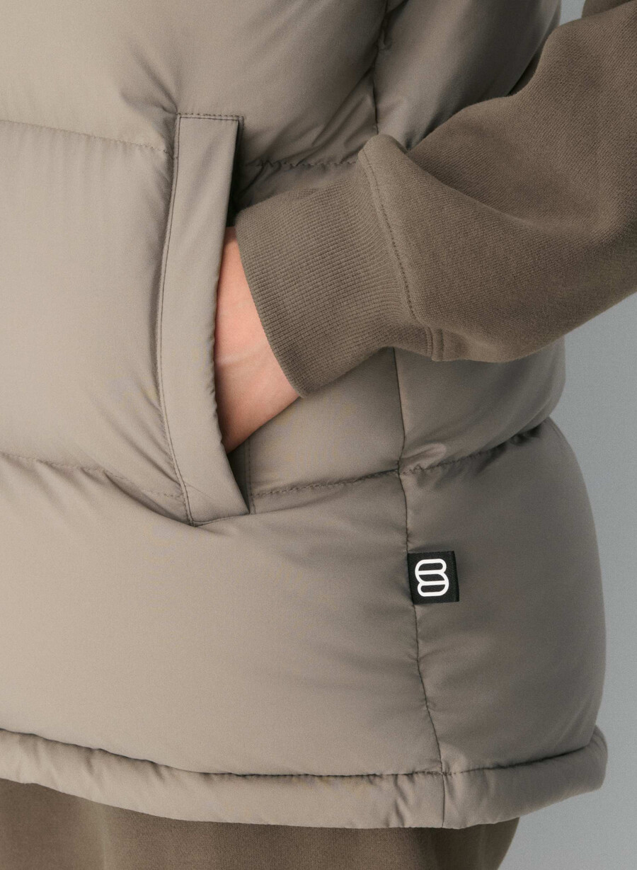 die superpuff lohip weste - climatte modern taupe