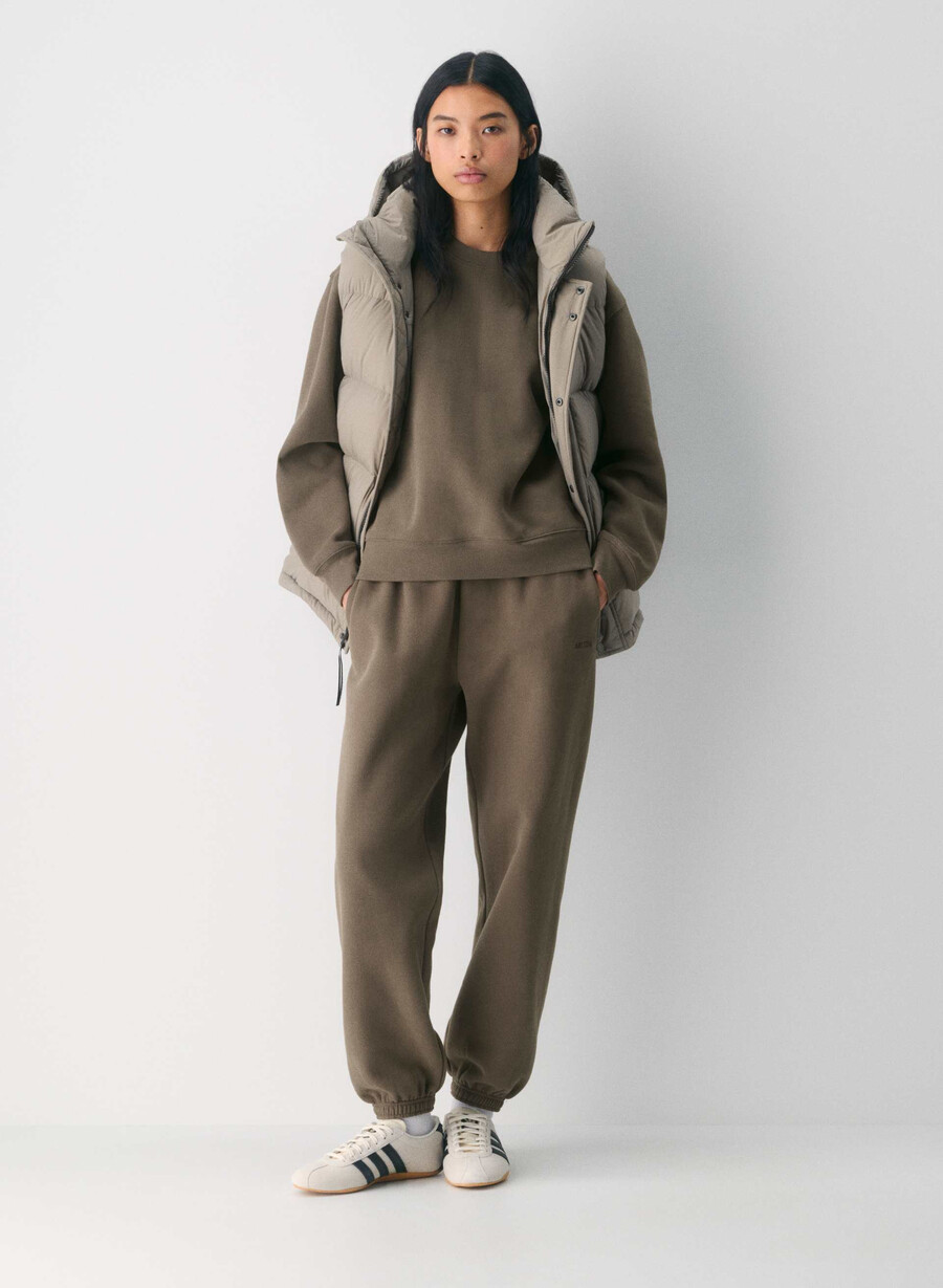die superpuff lohip weste - climatte modern taupe