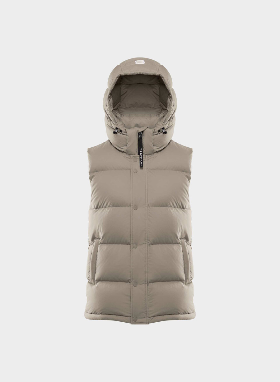 die superpuff lohip weste - climatte modern taupe