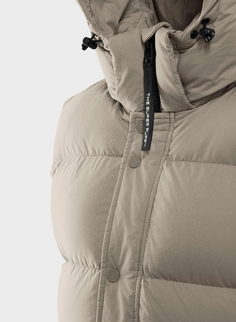 die superpuff lohip weste - climatte modern taupe