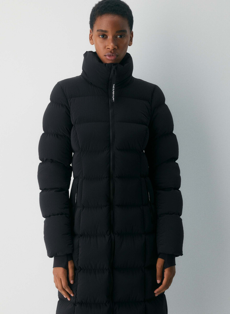 supersnug puff long - orbit stretch schwarz