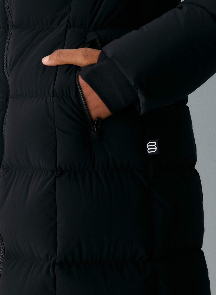 supersnug puff long - orbit stretch schwarz