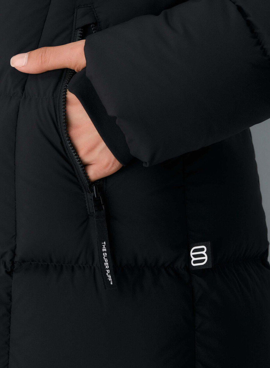 supersnug puff long – climatte schwarz