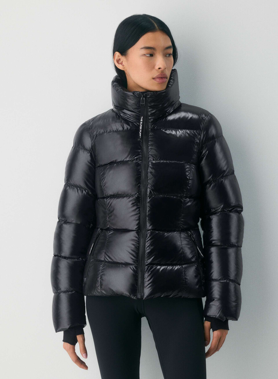 der supersnug puff - hochglänzend schwarzschwarz