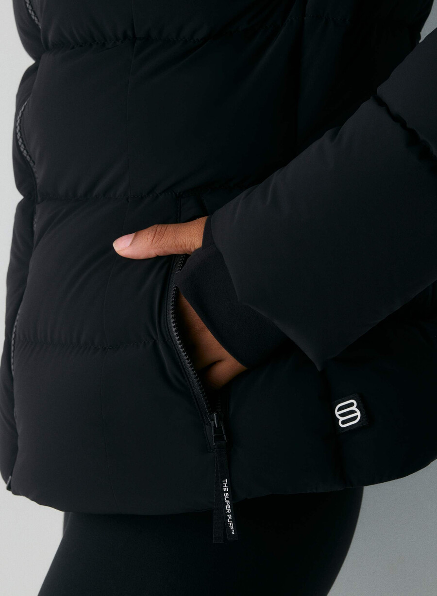 der supersnug puff - orbit stretch schwarz