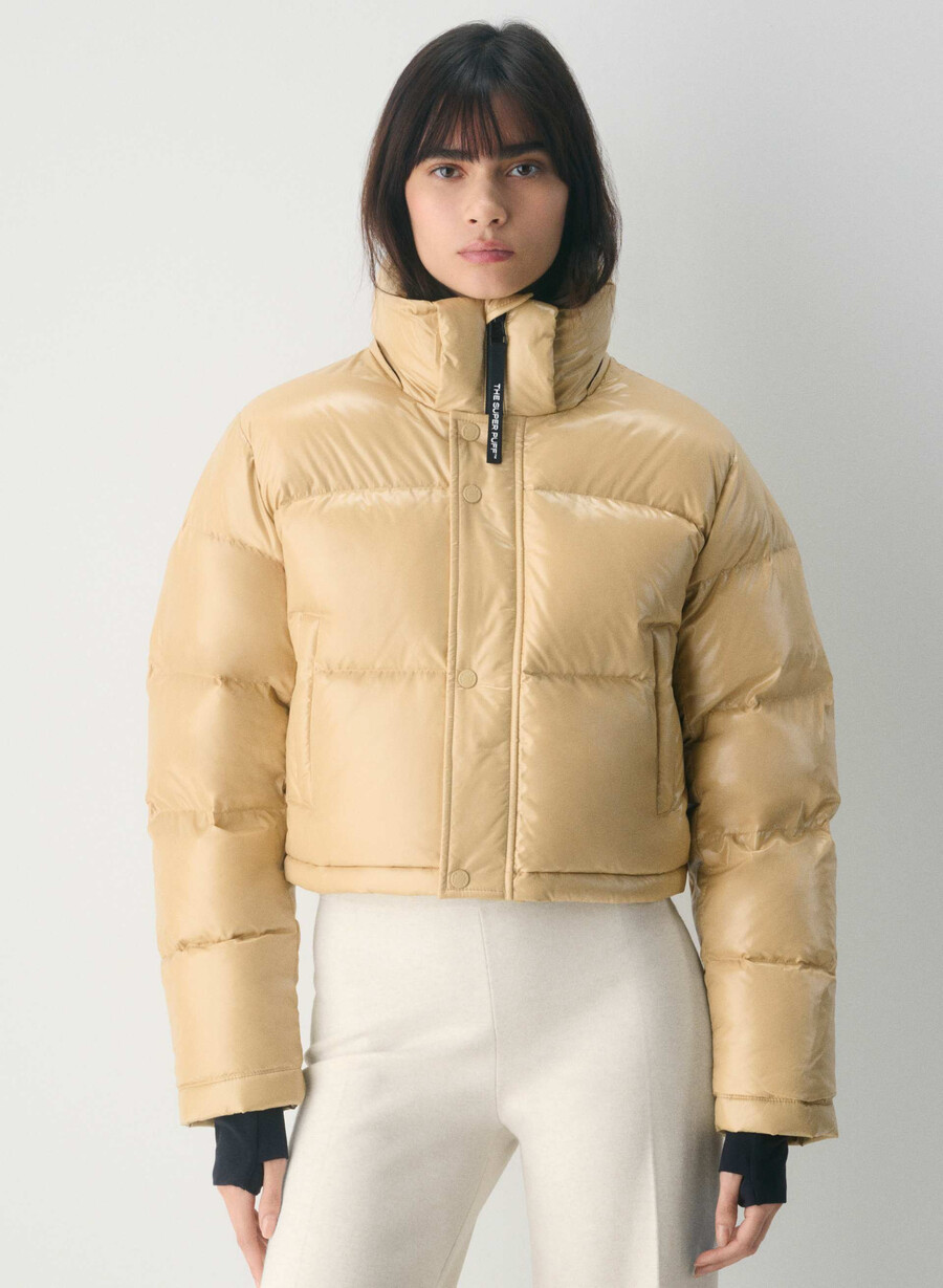 superpuff xtrashorty – hochglänzendes mica beige