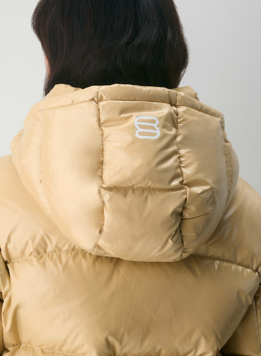 superpuff xtrashorty – hochglänzendes mica beige