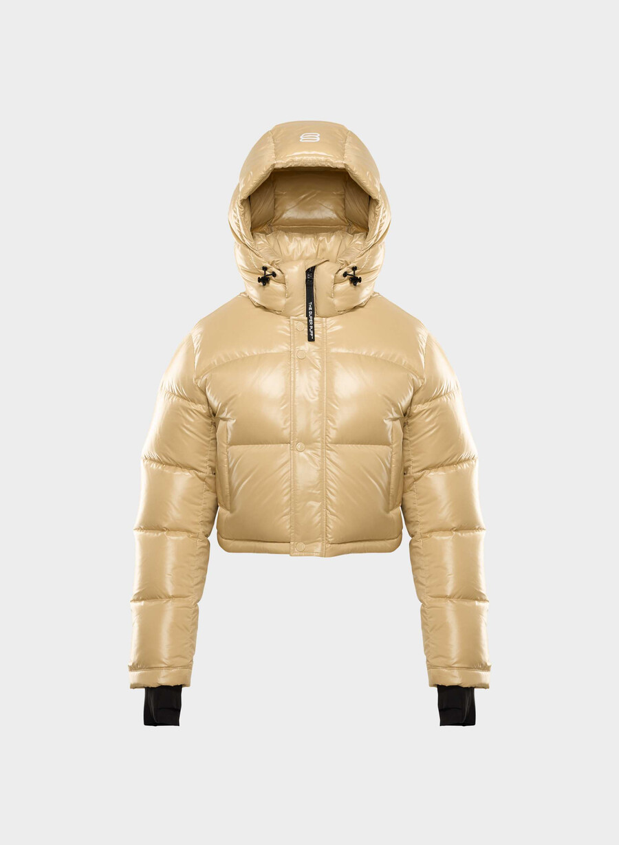 superpuff xtrashorty – hochglänzendes mica beige