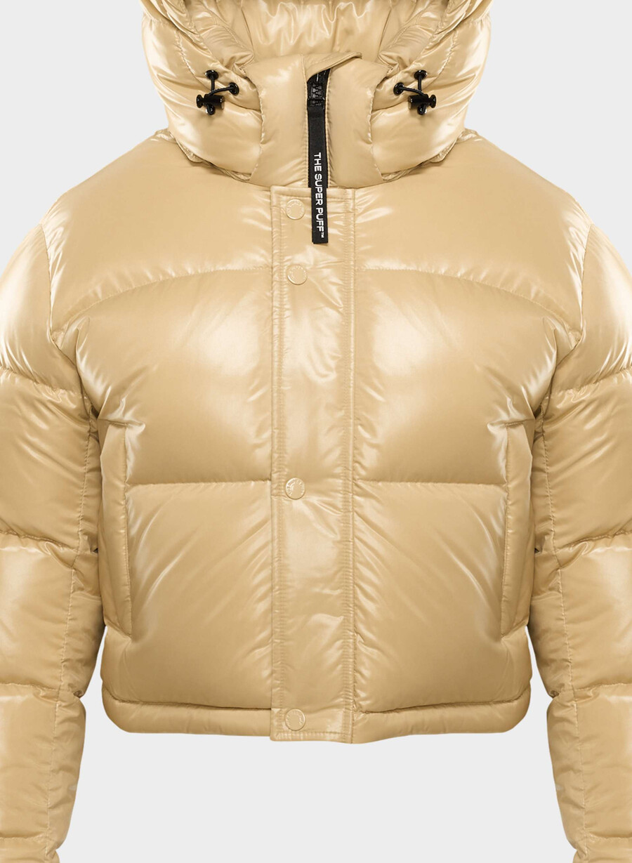 superpuff xtrashorty – hochglänzendes mica beige